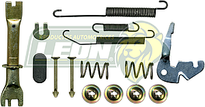 KIT FRENO TAMBOR (L) NISSAN TIIDA 07-16, MITSUBISHI LANCER 08-15, MIRAGE G4 15-16, DODGE ATTITUDE 15-18 1624 S924 KT418L