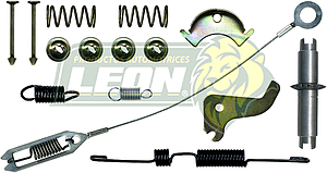 KIT FRENO TAMBOR (L) TOYOTA COROLLA 70-86, CELICA 71-95, CRESSIDA 74-80, HI-LUX 79-84  8089 S407 KT602L