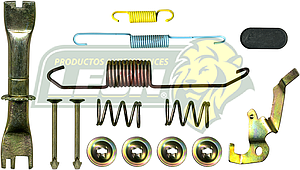 KIT FRENO TAMBOR (R) TOYOTA COROLLA 03-12, FAW F5 08-12 1515 S832 KT619R