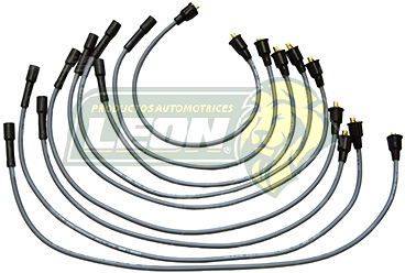 JUEGO CABLE BUJIA CHRYSLER CAMIONES Y MICROBUS V8 M.360 ENC.ELEC. 8mm