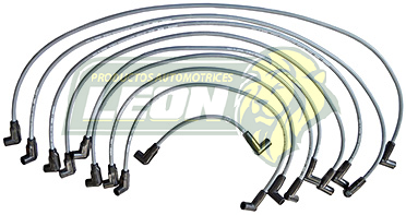JUEGO CABLE BUJIA G.M. SUBURBAN, SILVERADO, PK-UP, MICROBUS F.I. 9 CABLES V8 M.350 TBI 92-98 ENC. ELEC. 8mm
