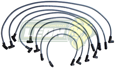 JUEGO CABLE BUJIA G.M. PK-UP, MICROBUS (8 CABLES) 92-97 V8 M.350 TBI ENC. ELEC. 8mm
