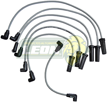 JUEGO CABLE BUJIA 6 CIL 2.8 LTS. PK-UP