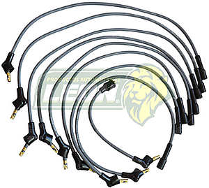 JUEGO CABLE BUJIA FORD F-100, 350, 250, 350 Å1991, FALCON, FAIRMONT, GALAXIE, GRAND MARQUIS, MAVERICK, MUSTANG Å1984 V8 M.289, 302, 351, F-600 Å1991 M.351, 355 ENC. CONV. 8mm