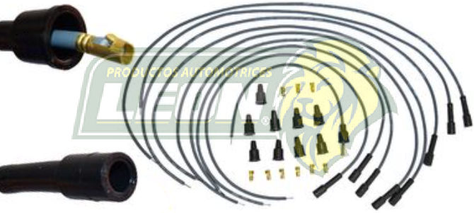 JUEGO CABLE BUJIA UNIVERSAL 8 CILINDROS