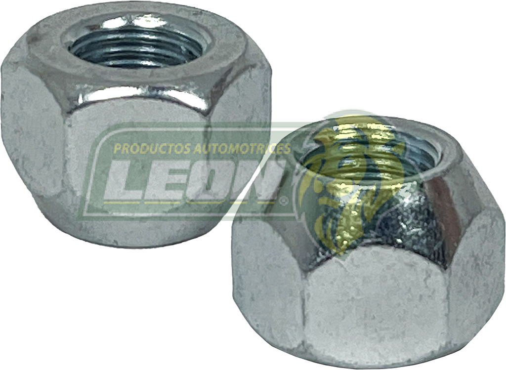 TUERCA CONICA NISSAN 12x1.25 mm LL. 21 mm (13/16) (04-030)  “GALVANIZADA”