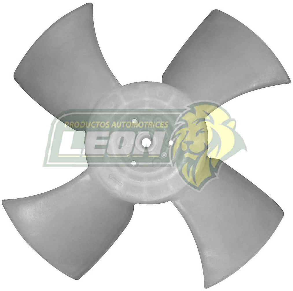 VENTILADOR PLASTICO NISSAN TSURU II 88-92 4 ASPAS HO665 ØI: 9 mm, ØE: 31 cm