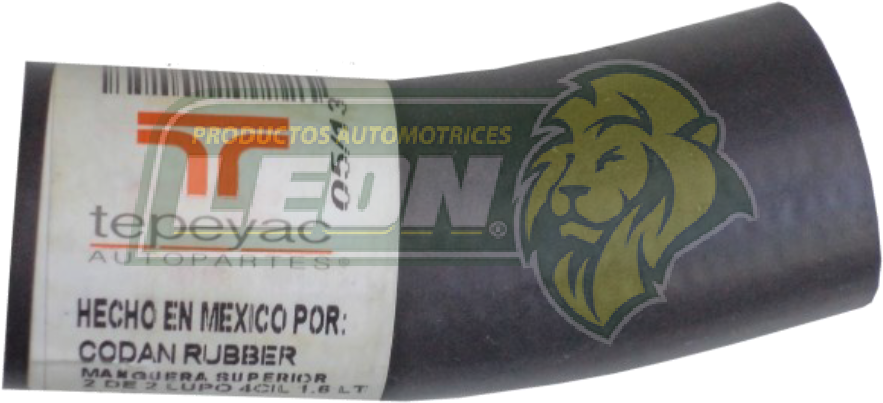 MANGUERA RAD. SUP. VW LUPO 4C. 1.6L 04-10 (2 DE 2)