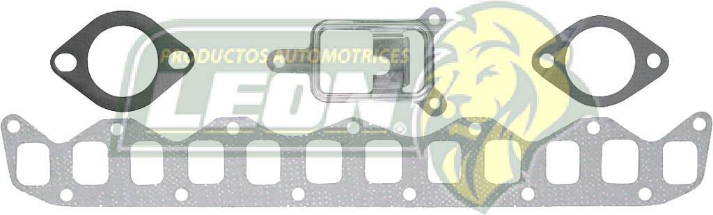 JUNTA MULTIPLE CHRYSLER/DODGE L6 2.8L(2786CC), 3.2L(3254CC), 3.7L(3687CC) OHV 12V VIN: 6, B, C, D, E, F, H, J, M;   SATELLITE, VALIANT, DUSTER, BARRACUDA, POLARA: 1960/1987.