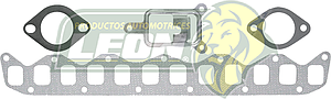 JUNTA MULTIPLE CHRYSLER/DODGE L6 2.8L(2786CC), 3.2L(3254CC), 3.7L(3687CC) OHV 12V VIN: 6, B, C, D, E, F, H, J, M;   SATELLITE, VALIANT, DUSTER, BARRACUDA, POLARA: 1960/1987.