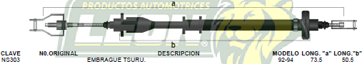 CHICOTE EMBR. TSURU 92-94