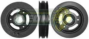 POLEA CIGUEÑAL (DAMPER) G.M. TODOS M.250 (4.1L) 6Cil. 77-91 =PC-1014