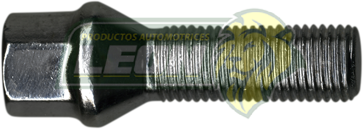 BIRLO RUEDA CROMADO PLACACERO VW SUPER VOCHO 1600 LARGO 14x1.50mm (35 MM ROSCA Y 62 MM TOTAL)
