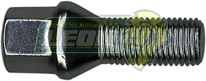 BIRLO RUEDA CROMADO PLACACERO VW JETTA A4, NEW BEETLE, VR6, AUDI 14x1.50mm LARGO (VASTAGO 28 mm, TOTAL 54 mm)