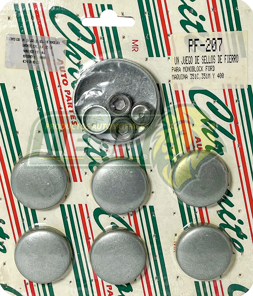 JUEGO SELLO MONOBLOCK FORD M.351C, 351M, 400 V8