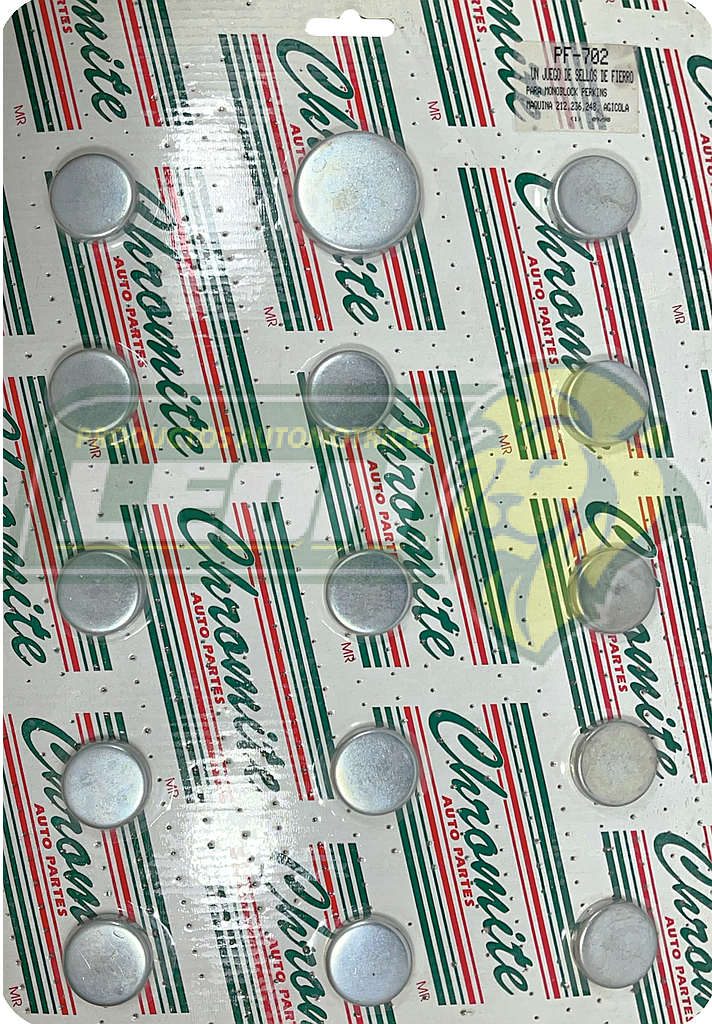 JUEGO SELLO MONOBLOCK PERKINS M.212, 236, 248 AGRICOLA, INDUSTRIAL, CAMIONETA DINA 4 Cil.