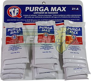 PURGAMAX LIMPIADOR DE RADIADOR POLVO SOBRE 40 g