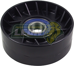POLEA LOCA-TENSORA NAILON LISA CHRYSLER D-200, D-250, RAM 1500, 2500, 3500, FORD ECONOLINE V6, E-250, PK-UP E-300, E-350, EXPEDITION 97-01 4.6, 5.4L, F-100 97-01 V8, F-250, G.M. SILVERADO AMERICANAS VORTEC