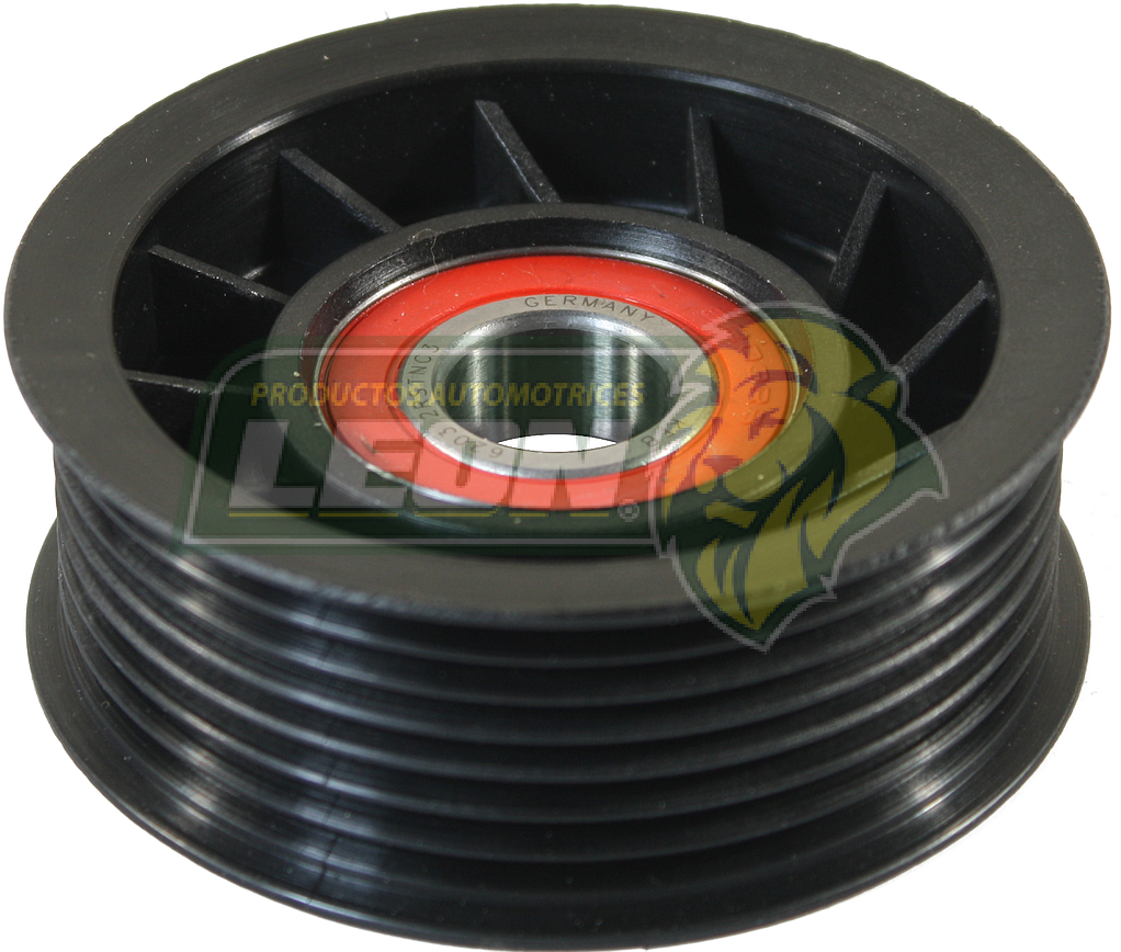 POLEA LOCA-TENSORA NAILON DOBLE CEJA 7 RANURAS DODGE D-150, D-250 Y D-350 1993, DAKOTA 95-03, DURANGO 98-03, RAM 1500 94-01, RAM 2500 94-02, RAM 2500 4X4 2002, VAN SERIES B 95-03