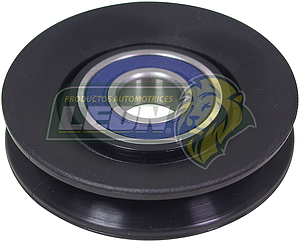 POLEA TENSORA/BOMBA DE AGUA NAILON DOBLE CEJA PK-UP D21 4C. 2.4L 86-89, 3.0L 90-94, FRONTIER 4C. 2.4L 98-04, PATHFINDER 4C. 2.4L 87-87, PATHFINDER 6C. 3.0L 90-95, URVAN 4C. 2.4L 02-07, X-TERRA 4C. 2.4L 00-04, FORD TOPAZ TIPO V