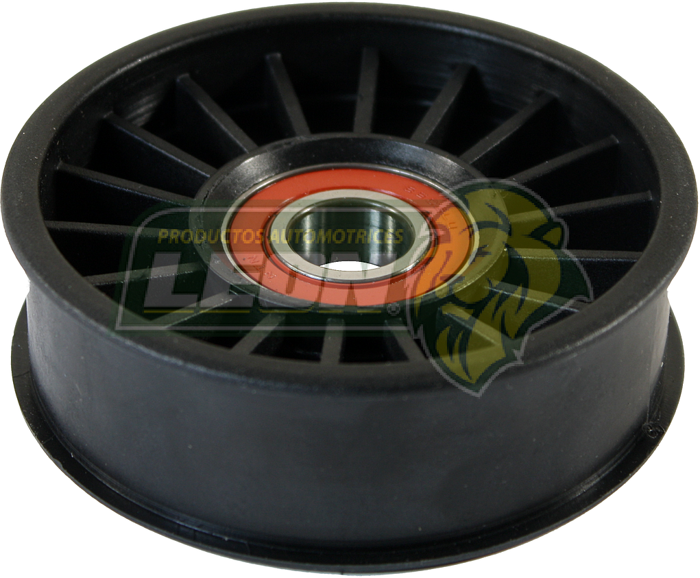 POLEA LOCA-NAILON LISA DOBLE CEJA TENSORA FORD LOBO, F-150, F-250, F-450 //G.M. CMTAS. Y PK-UP VORTEC