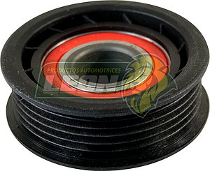 POLEA TENSORA NAILON DOBLE CEJA 6 RANURAS G.M. CHEVY MONZA C-A/A 1.4, 1.6L 94-02 (KR-137028)