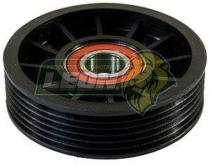 POLEA LOCA NAILON DOBLE CEJA 6 RANURAS G.M. “C” Y “G” 10, 15, 20, 25, 30, 35, SUBURBAN, SIERRA, JEEP CHEROKEE, COMANCHE, WAGONNER, WRANGLER