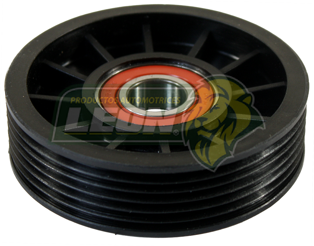 POLEA LOCA NAILON DOBLE CEJA 6 RANURAS G.M. “C” Y “G” 10, 15, 20, 25, 30, 35, SUBURBAN, SIERRA, JEEP CHEROKEE, COMANCHE, WAGONNER, WRANGLER