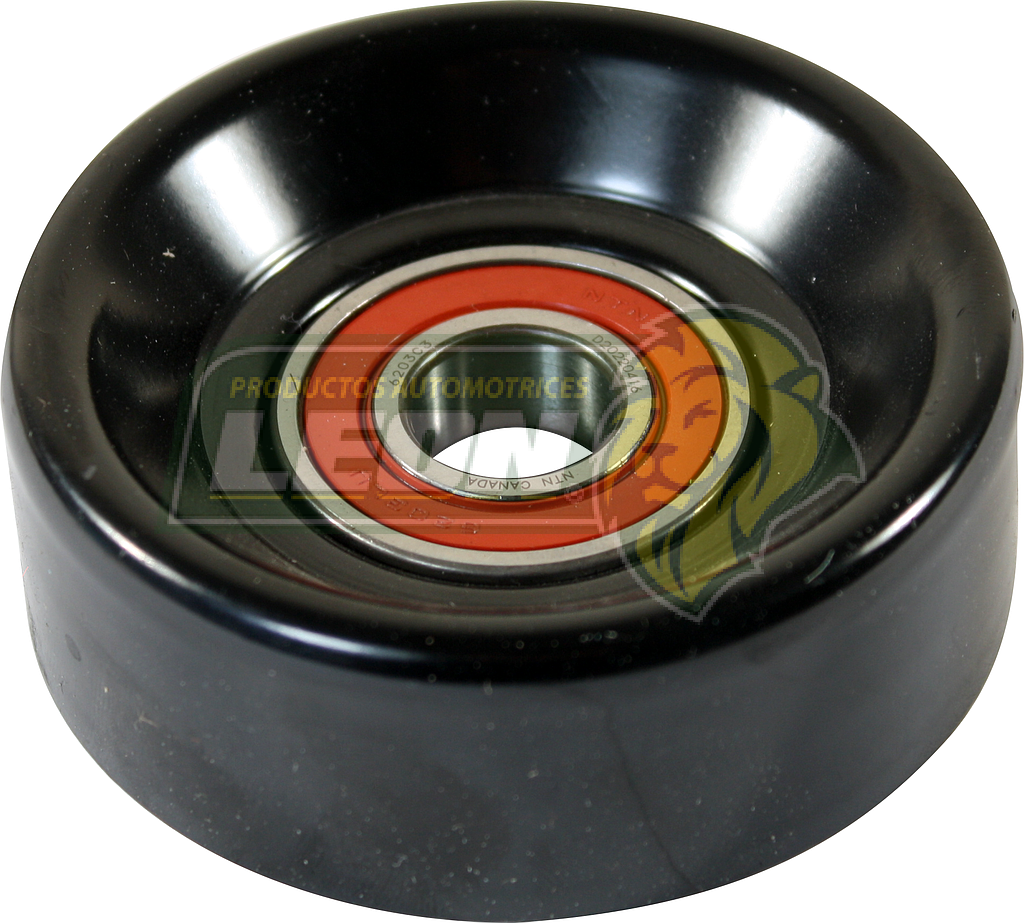 POLEA LOCA-TENSORA METALICA LISA G.M. CAVALIER, HHR, MALIBU, VECTRA, ZAFIRA, FORD ESCORT 98-01, FOCUS 98-06 DIAM. 82 MM, ANCHO 30.5 MM