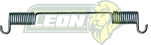 RESORTE RETORNO ZAPATA FRENO TRASERO VW COMBI 65-91 L, R (306)