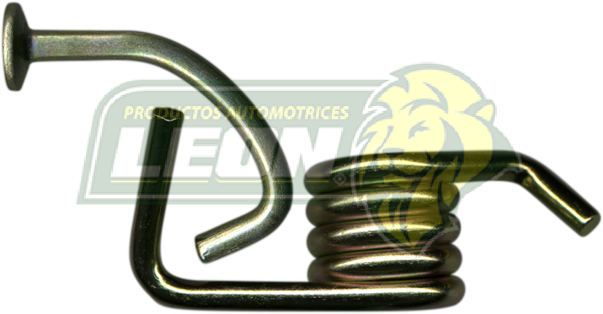 RESORTE CON CLAVO CURVO FRENO TRASERO F-350, D-300 73-00 (L) (280-I)