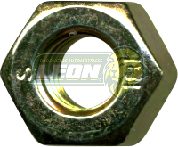 TUERCA HEXAGONAL 8x1.25 mm LL.9/19 REFORZADA ALTA P/CABEZA DE MOTOR VW M.1600