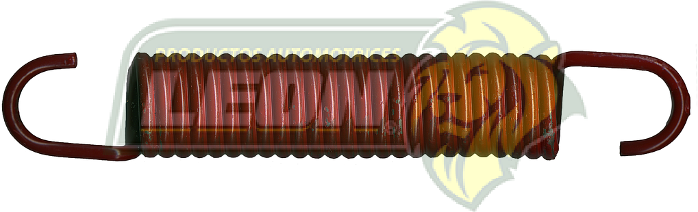 RESORTE TENSION 0.198” ROJO ØM: 5.3 mm ØI: 26 mm ØE: 35 mm ESPIRAL: 14.5 cm L. TOTAL: 23 cm