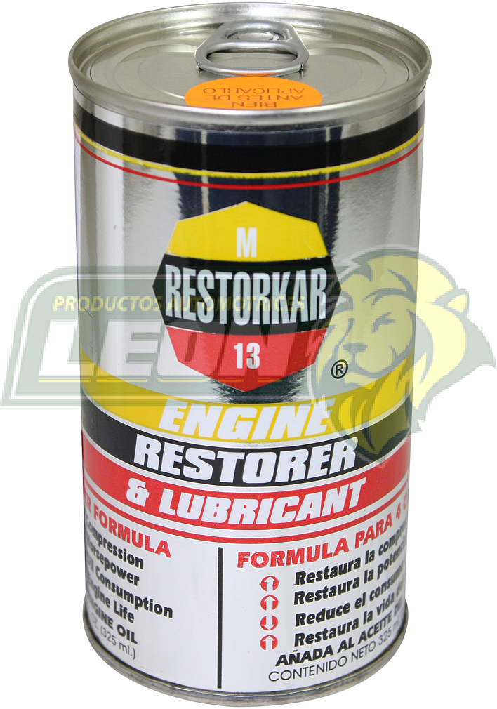 TRATAMIENTO REST. P/GAS Y DIESEL 4 CIL