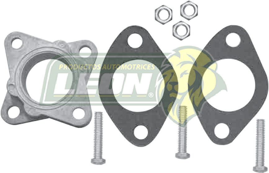 BRIDA BASE CARBURADOR CARIBE, ATLANTIC, GOLF, JETTA, COMBI, CORSAR 1.8L (ALUMINIO) QUEZADA