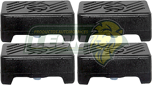 TOPE DEFENSA ANCHA VW SEDAN, COMBI, CARIBE, BRASILIA (JGO. CON 4 PZAS.)