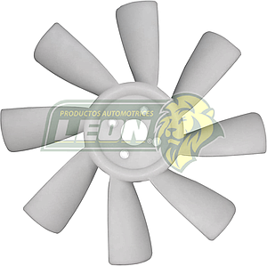 VENTILADOR PLASTICO DATSUN SEDAN, PK-UP J1600, 1800 88-93 CENTRO REFORZADO 8 ASPAS HO746