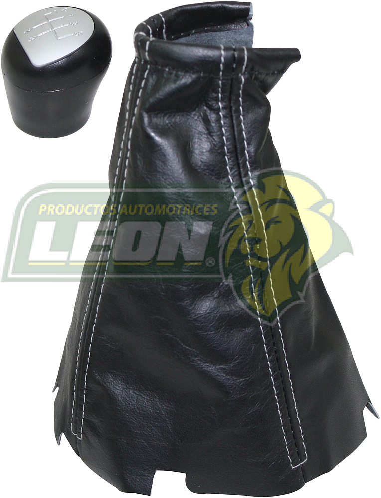 FUNDA Y PERILLA PALANCA VELOCIDADES NISSAN PLATINA SATINADA