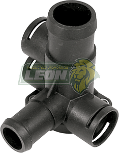 TOMA AGUA VW GOLF Y JETTA A2, COMBI T2A 1.8L, CORSAR T3 84-93, IMPORTADOS RABBIT 4C. 1.8L 84-93 “3 BULBOS, 2 SALIDAS” (037121132B)