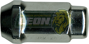 TUERCA CROMADA PLACACERO CHRYSLER “K” Y TOPAZ EXTRA LARGA 1/2-20 (01-291-2)