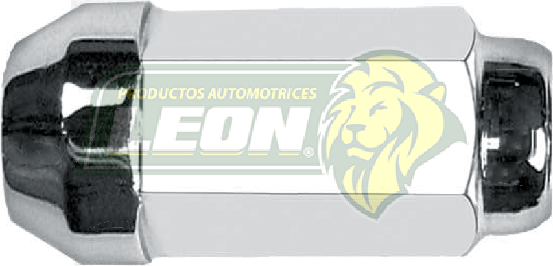 TUERCA CROMADA PLACACERO FORD LOBO LARGA 14x2.00 mm LL. 19 mm