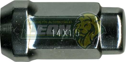 TUERCA CROMADA PLACACERO 14x1.50 mm LL.19 mm LARGO: 44.5 mmCOMBI, CHEYENNE, SUBURBAN, SILVERADO