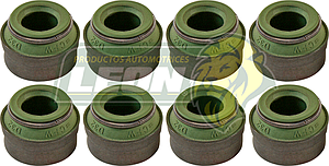 SELLO VALVULA VW A1 A2 A3 T2A VERDE BRUCK GRANDE DI: 7 mm (JGO. c/8 pz.)