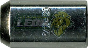 TUERCA CROMADA CILINDRICA PLACACERO T/SEGURIDAD 1/2-20H. LL.1/2 ØE:20 mm ALT:32 mm GM, FORD, CHRYSLER