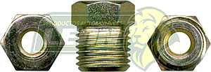 CONEXION DE ACERO TUBO 3/16 REDUCCION 5/16 a 3/16 R.E. 1/2 (265)