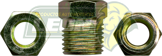 CONEXION DE ACERO TUBO 1/4 REDUCCION 5/16 a 1/4 R.E. 1/2 (265-4)
