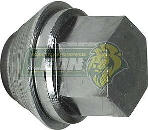 TUERCA CROMADA TAPADA CONO FLOTANTE FORD FIESTA 2003 Y COURIER, TRANSIT CONNECT DIESEL Y GASOLINA 97-07, KA, FUSION, ESCORT, MONDEO, HONDA, TOYOTA 12x1.50 LL.19 mm (01-314-1)