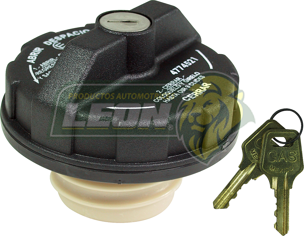 TAPON GASOLINA PLASTICO C/LL. CHRYSLER, FORD, G.M., HONDA, DINA, M.BENZ CE. (TG-791N, 30143)