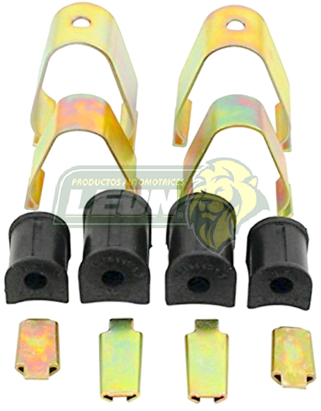 ABRAZADERA BARRA ESTABILIZADORA ó TORSION VW SEDAN (JGO. c/12 pzas.)