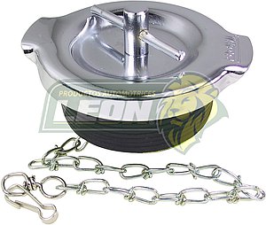 TAPON GASOLINA TRAILER CROMADO C/CADENA